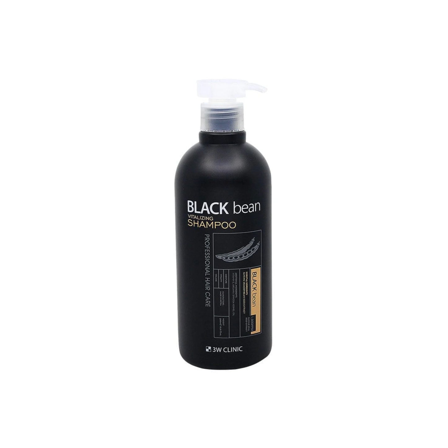 3W Clinic Black Bean Vitalizing Shampoo 500ml