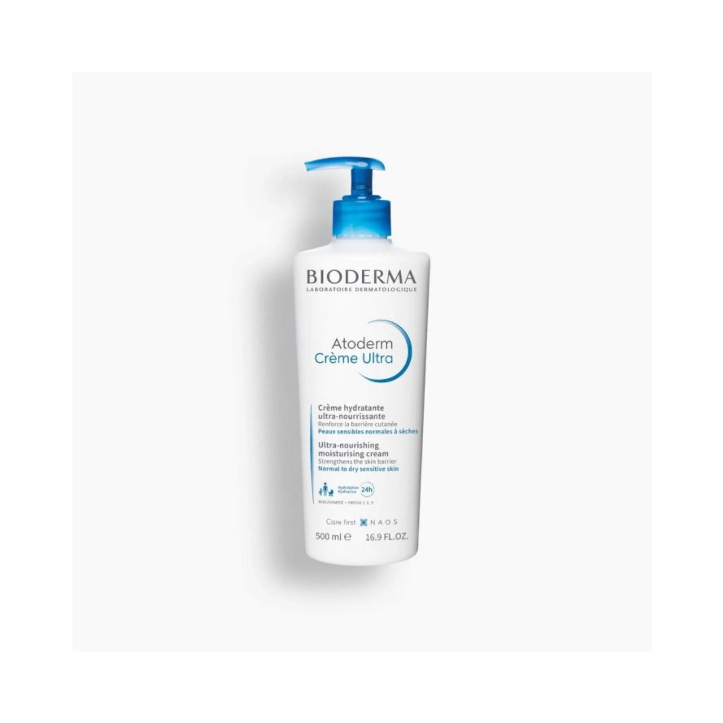 Bioderma Atoderm Ultra-Nourishing Moisturising Cream for Normal to Dry Sensitive Skin 500ml