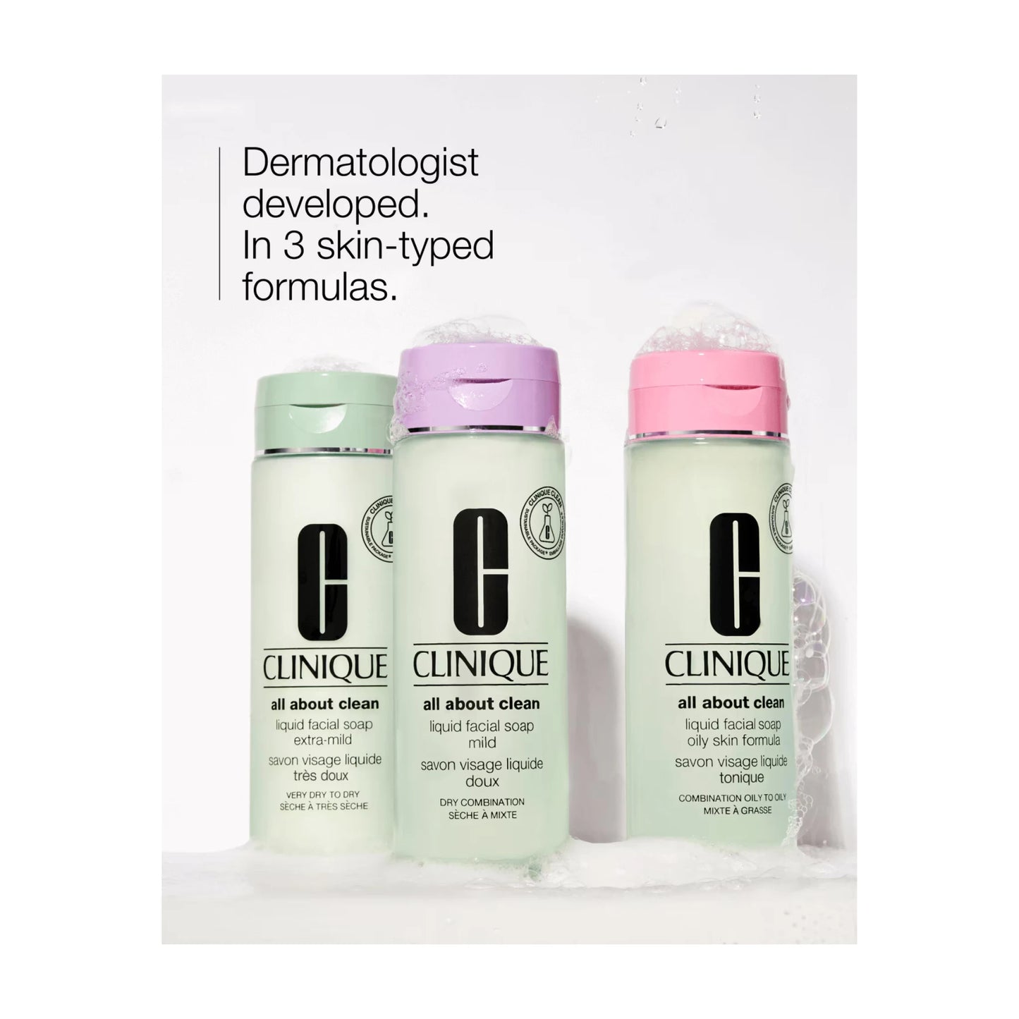 CLINIQUE All About Clean Liquid Facial Soap Oily Skin Formula 400ml