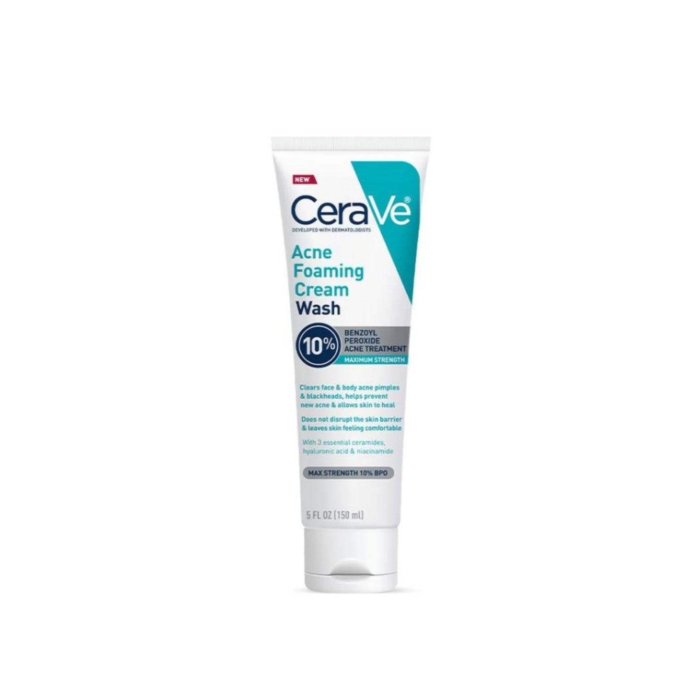Cerave Acne Foaming Cream Wash with 10% Benzoyl Peroxide