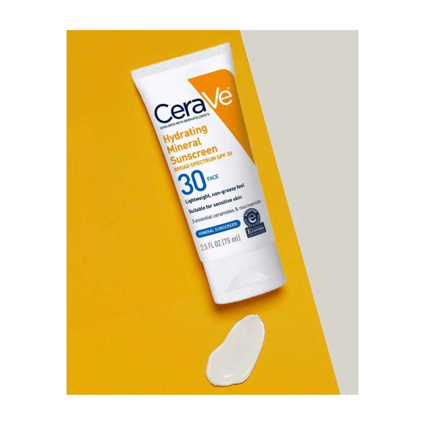Cerave Hydrating Mineral Face Sheer Tint Sunscreen Broad Spectrum SPF30