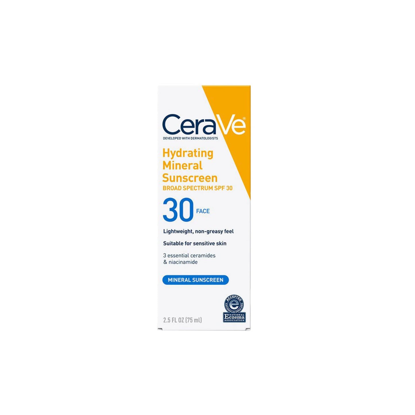 Cerave Hydrating Mineral Face Sheer Tint Sunscreen Broad Spectrum SPF30