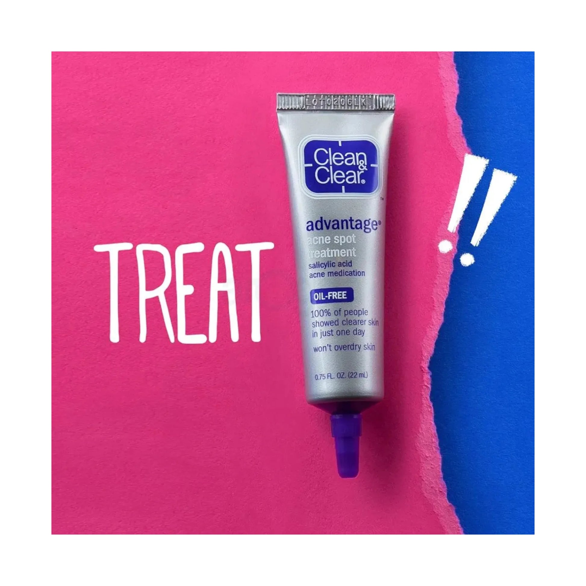 Clean & Clear Oil Free Advantage Acne Spot Treatment with Salicylic Acid Acne Medication
