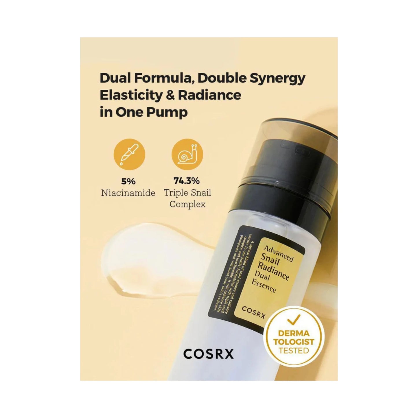 Cosrx Advanced Snail Radiance Dual Essence 80ml