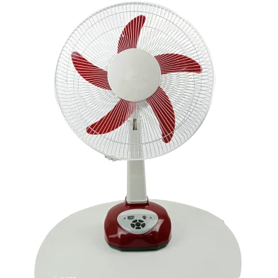 Defender OSK-2916 Rechargeable Table Fan Maroon-16 Inch- (6 Months Warranty)