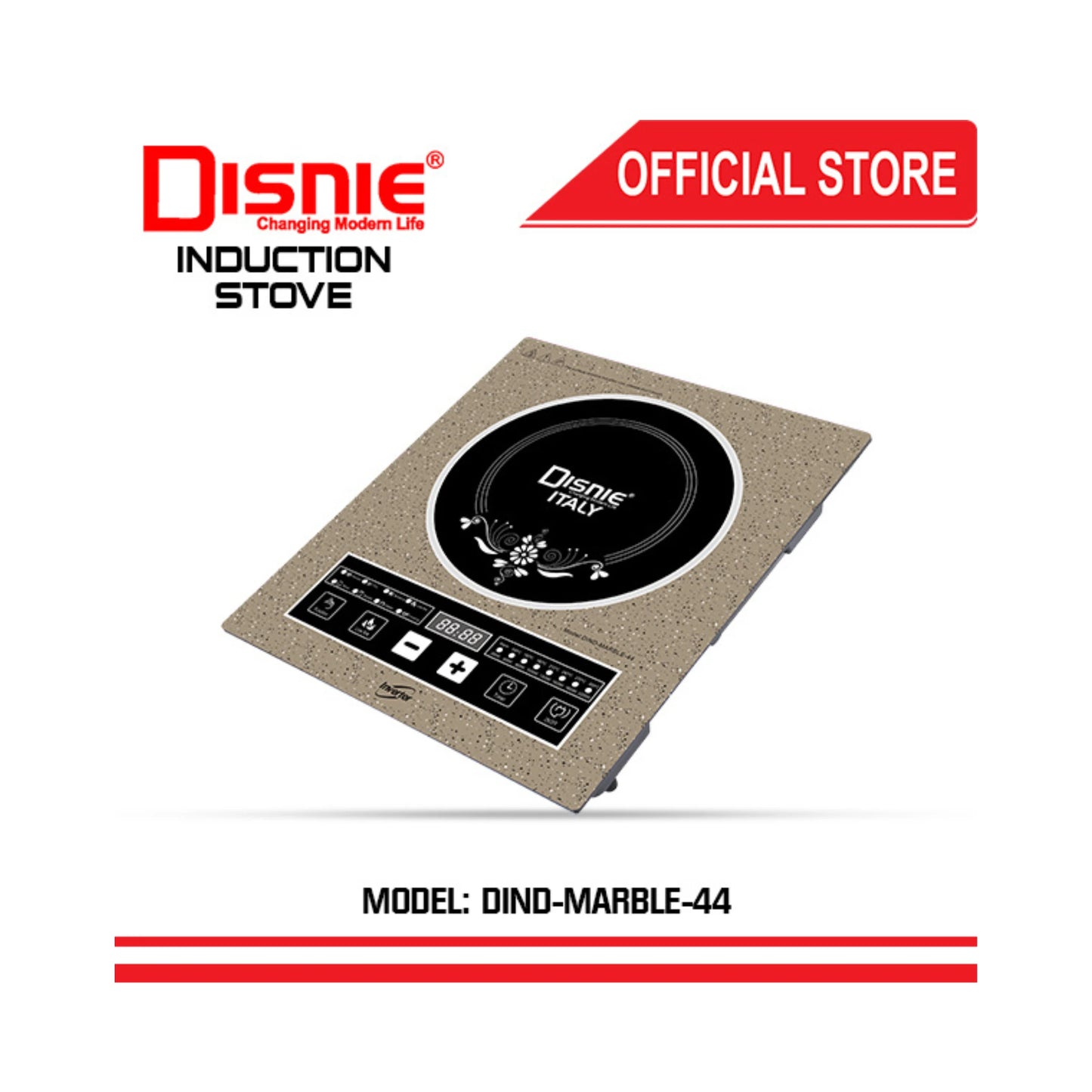 Disnie DI-IND-44 Marble Top Energy Saving Electric Induction Stove