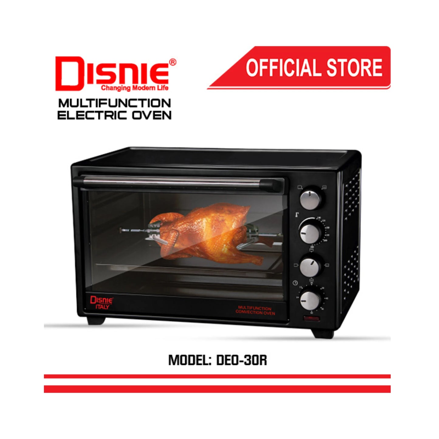 Disnie Multifunction Convection Electric Oven-30L - DEO-30