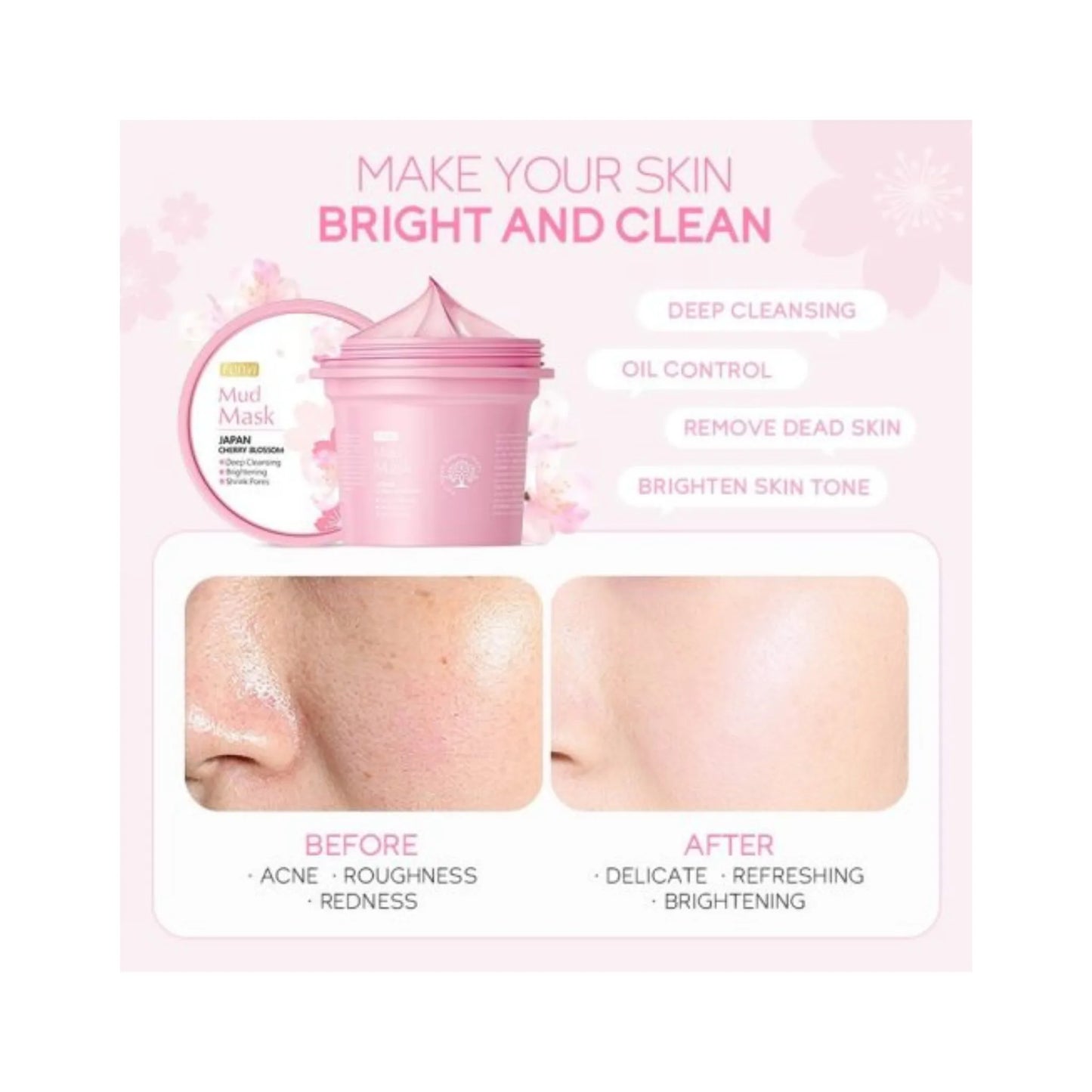 Fenyi Japan Cherry Blossom Mud Mask