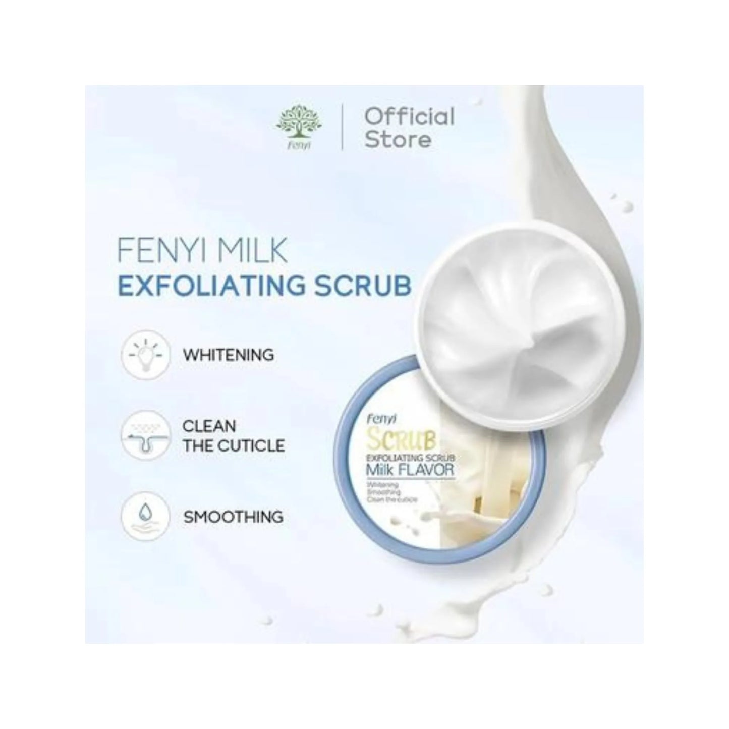 Fenyi Milk Flavor Exfoliating Scrub 100g