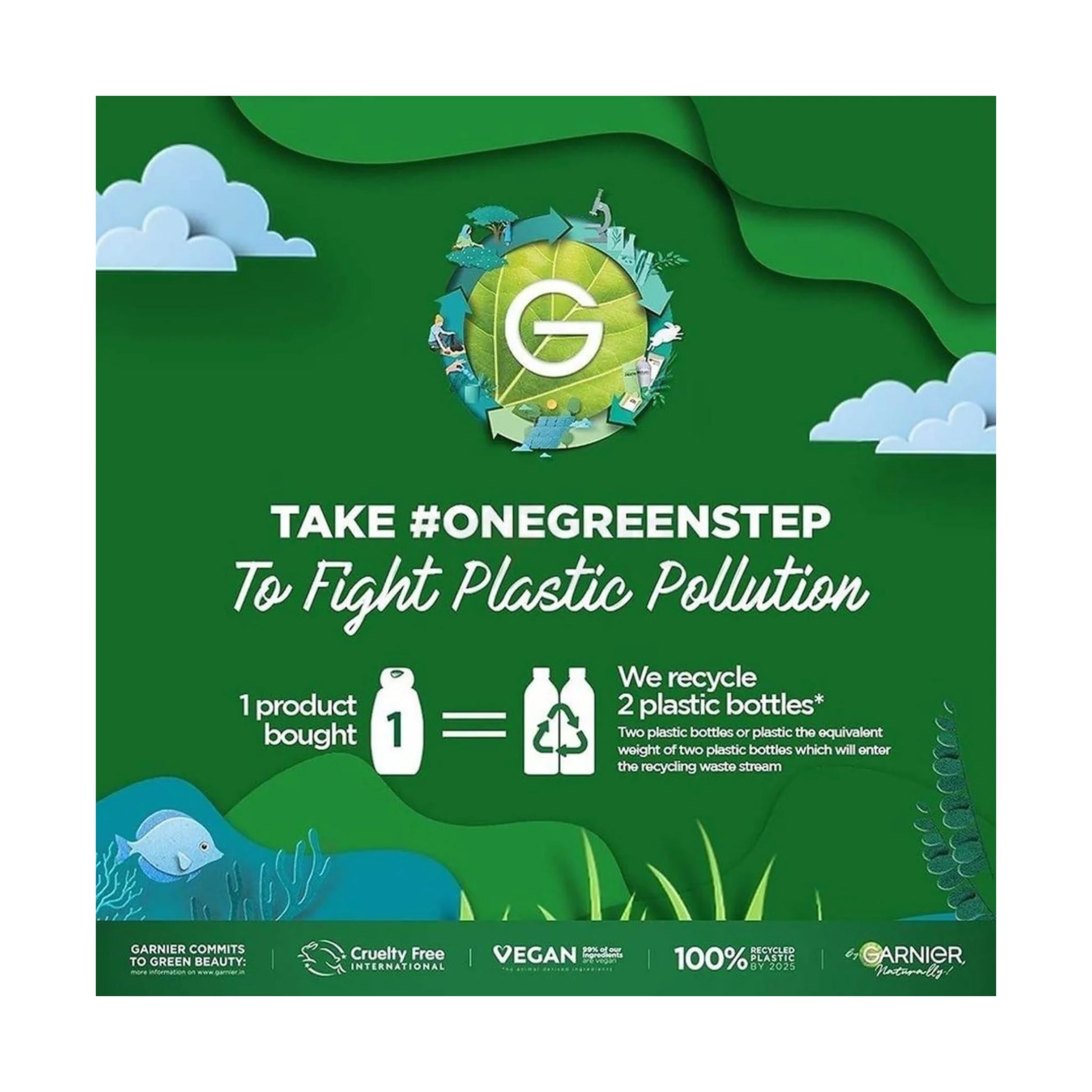 Garnier Color Naturals Creme Riche Hair Color (35ml+30g) - 4 Brown