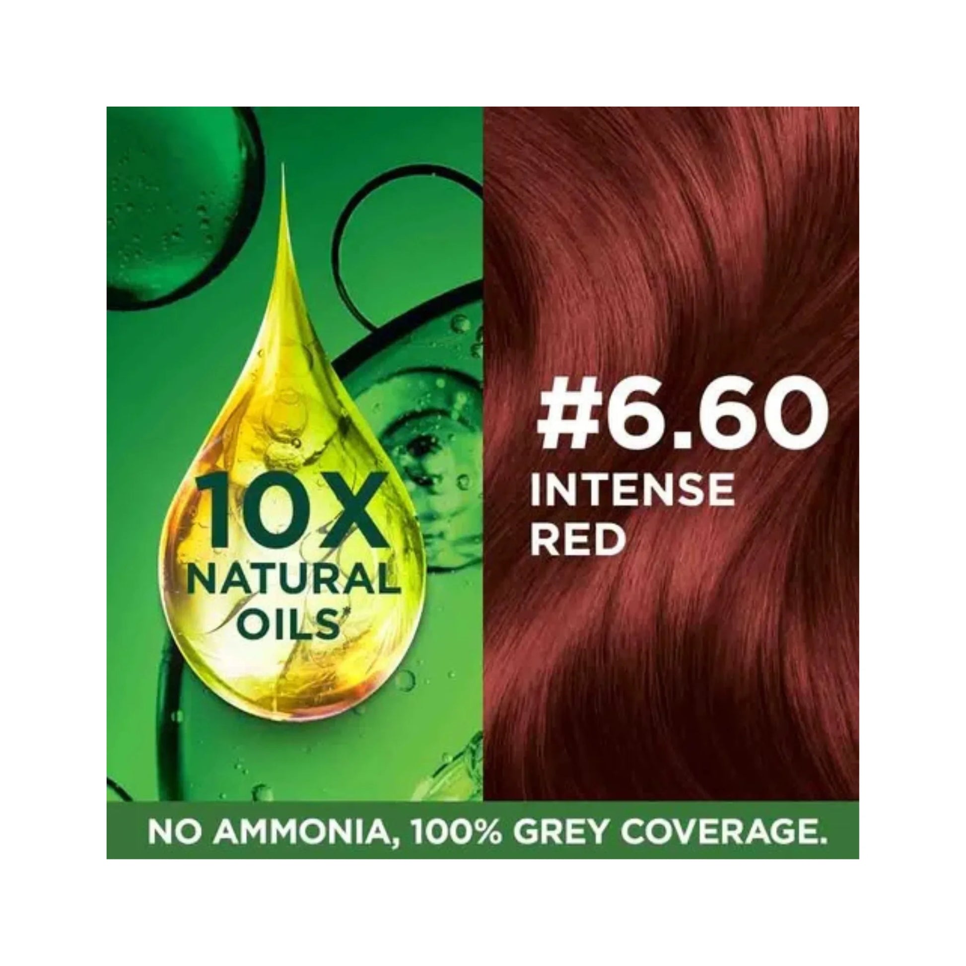 Garnier Color Naturals Creme Riche Hair Color (70ml+60g) - 6.60 Intense Red