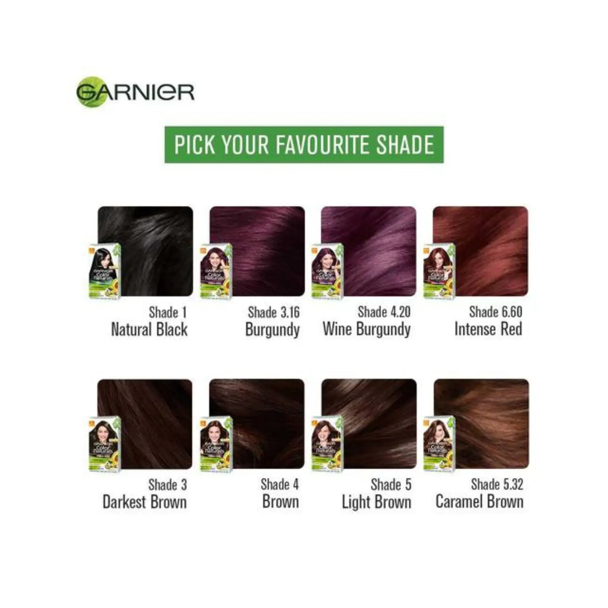 Garnier Color Naturals Creme Riche Hair Color (70ml+60g) - 6.60 Intense Red