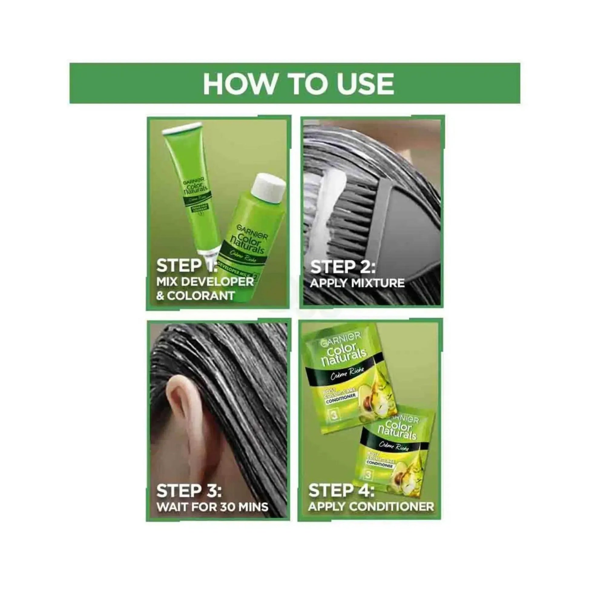 Garnier Color Naturals Creme Riche Hair Color (70ml+60g) - 6.60 Intense Red