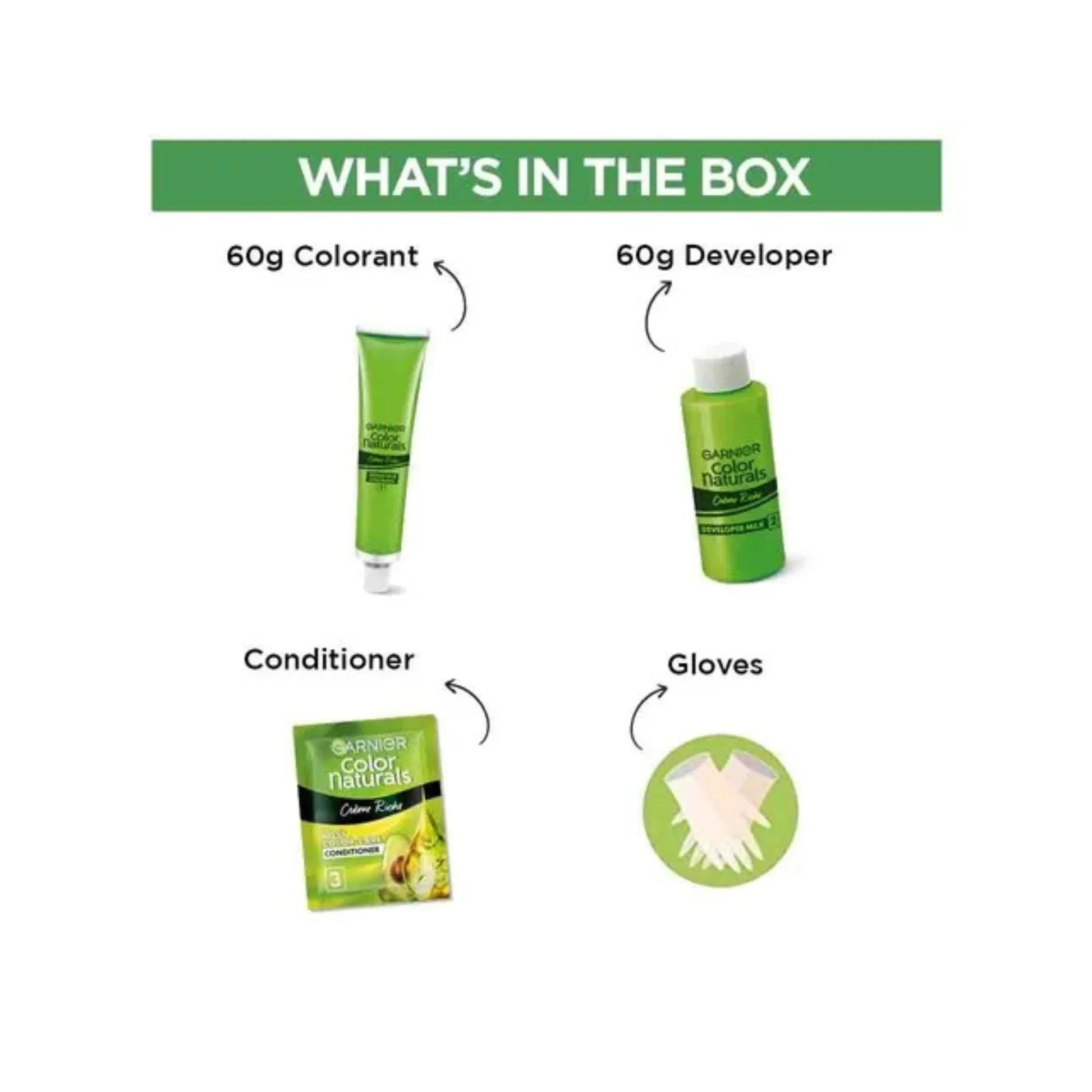 Garnier Color Naturals Creme Riche Hair Color (70ml+60g) - 6.60 Intense Red