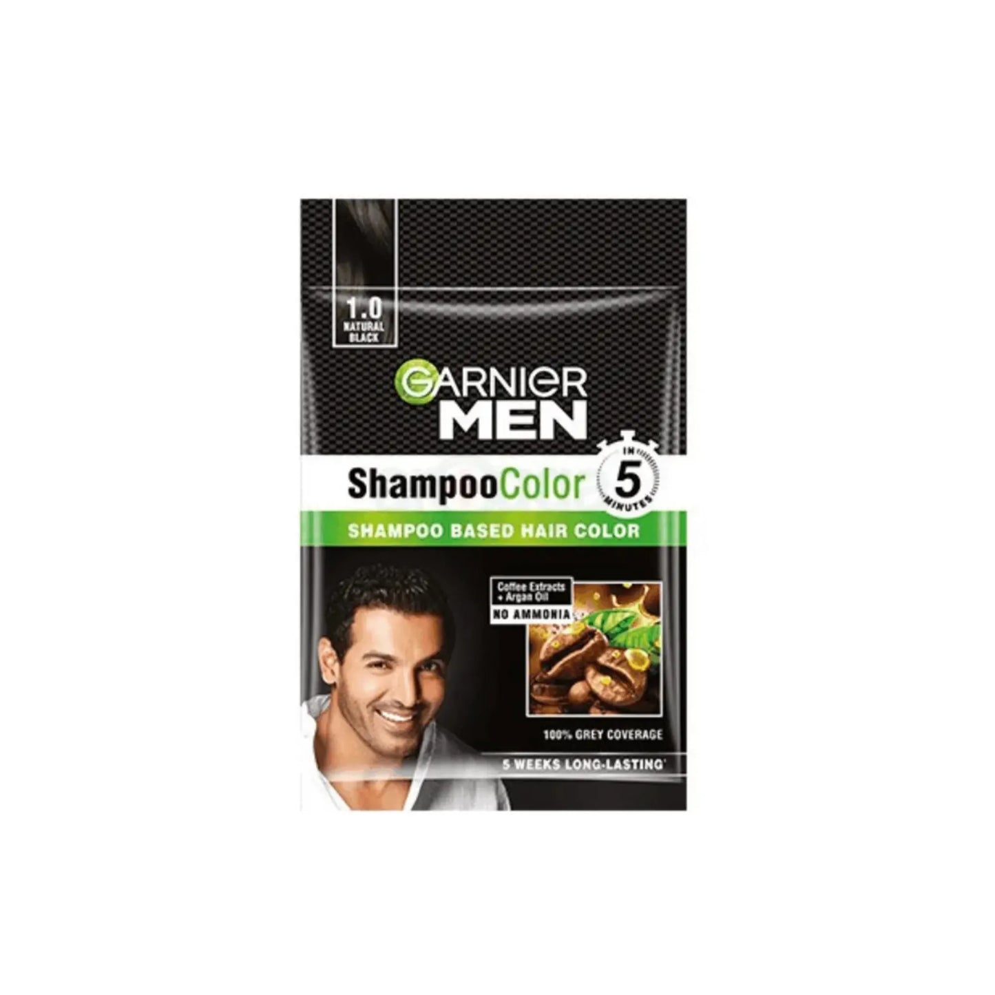 Garnier Men Shampoo Color Natural Black 1.0