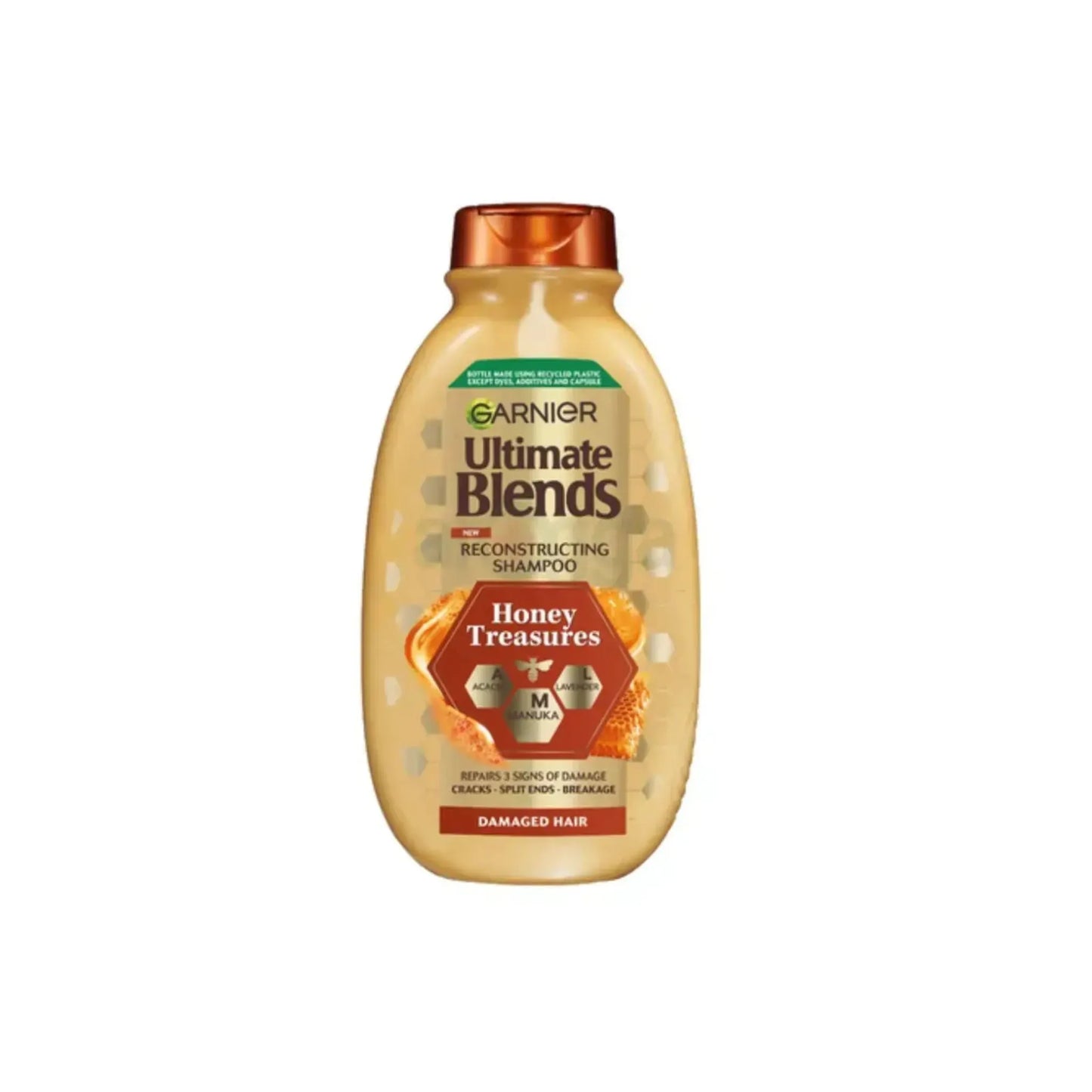 Garnier Ultimate Blends Honey Treasures Reconstructing Shampoo for Damaged Hair 400ml
