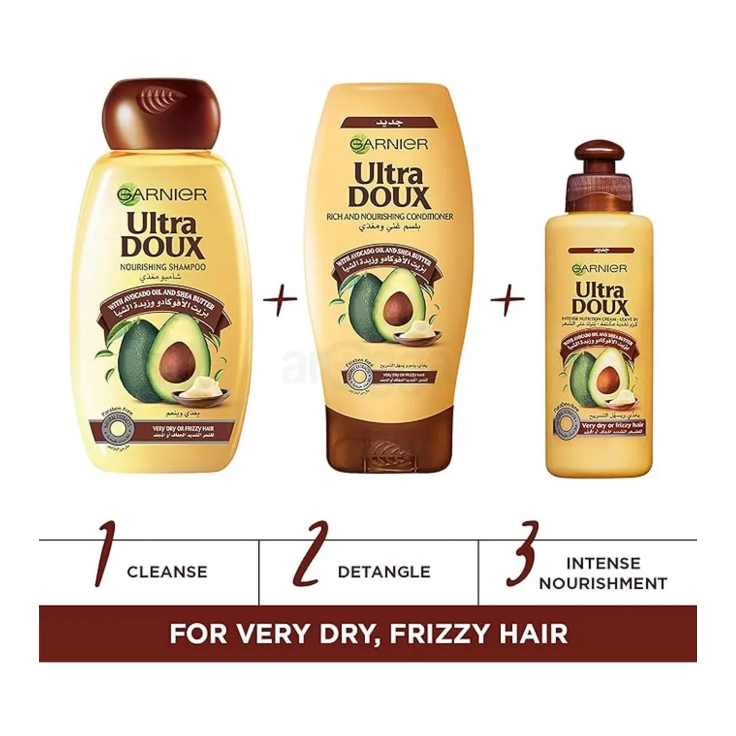 Garnier Ultra Doux Nourishing Shampoo with Avocado Oil and Shea Butter
