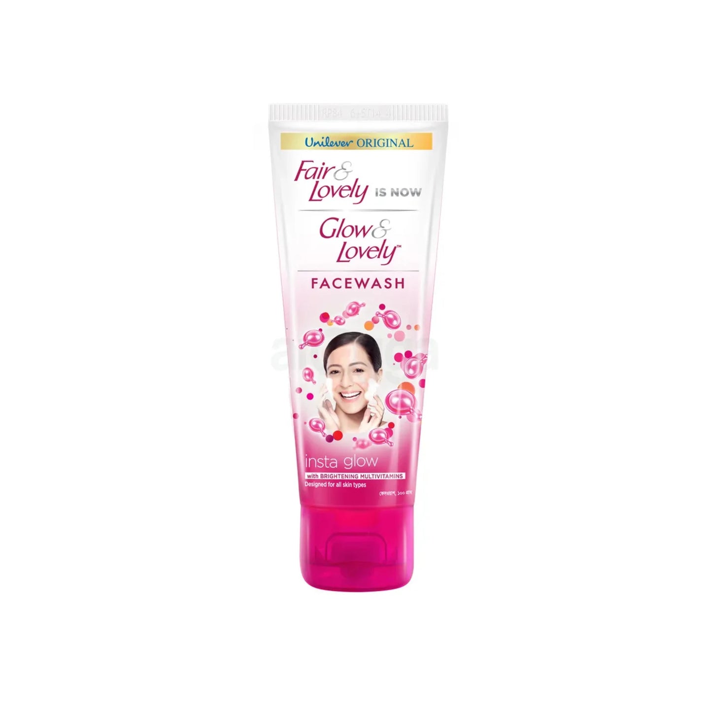 Glow & Lovely Insta Glow Facewash with Brightening Multivitamins 100g