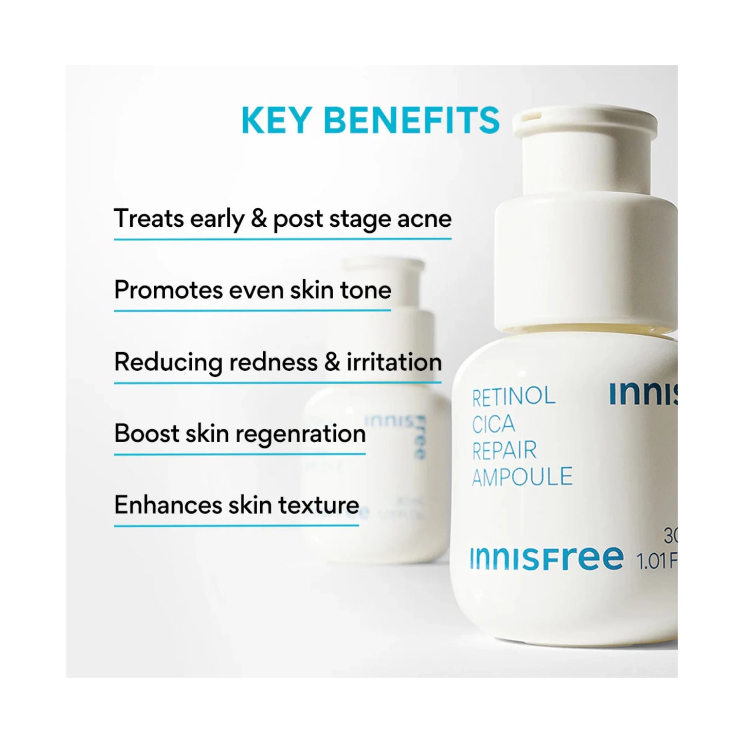 Innisfree Retinol Cica Repair Ampoule - 30ml +30ml Set