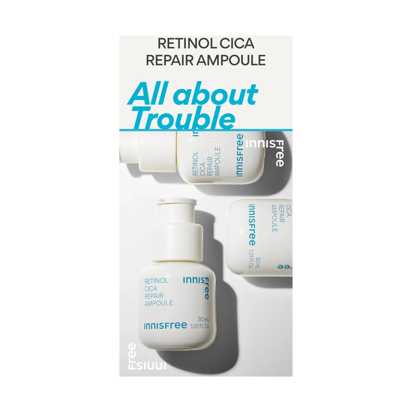Innisfree Retinol Cica Repair Ampoule - 30ml +30ml Set