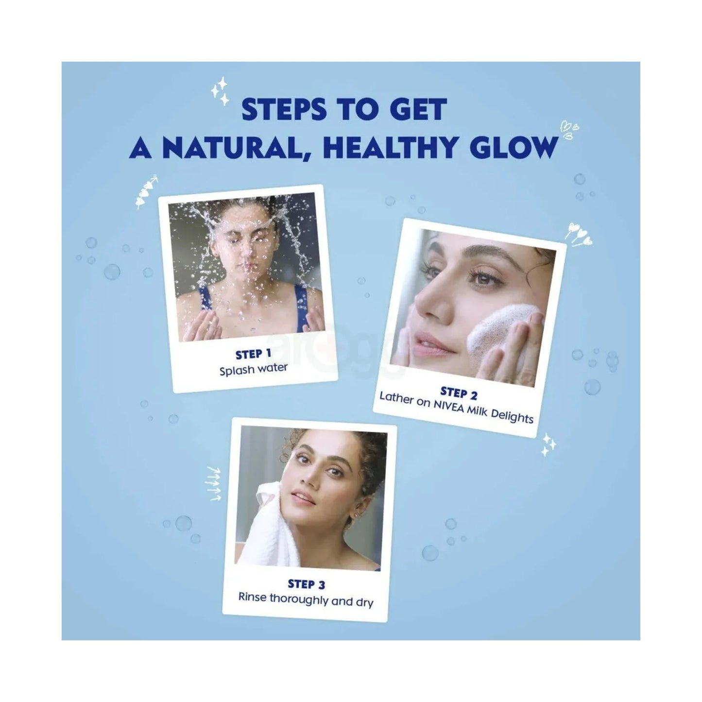 NIVEA Milk Delights Face Wash Precious Saffron (Normal Skin) 100ml