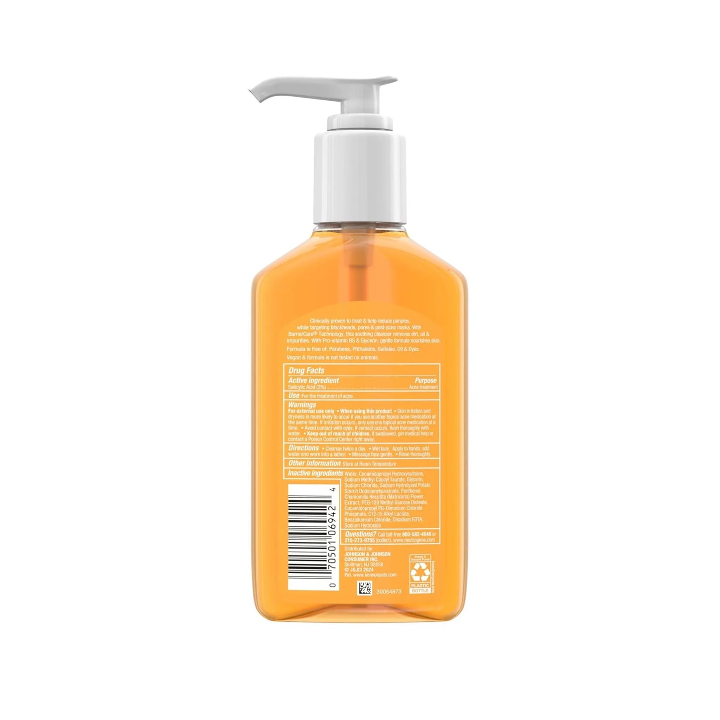 Neutrogena Microclear Oil Free Acne Wash 269ml