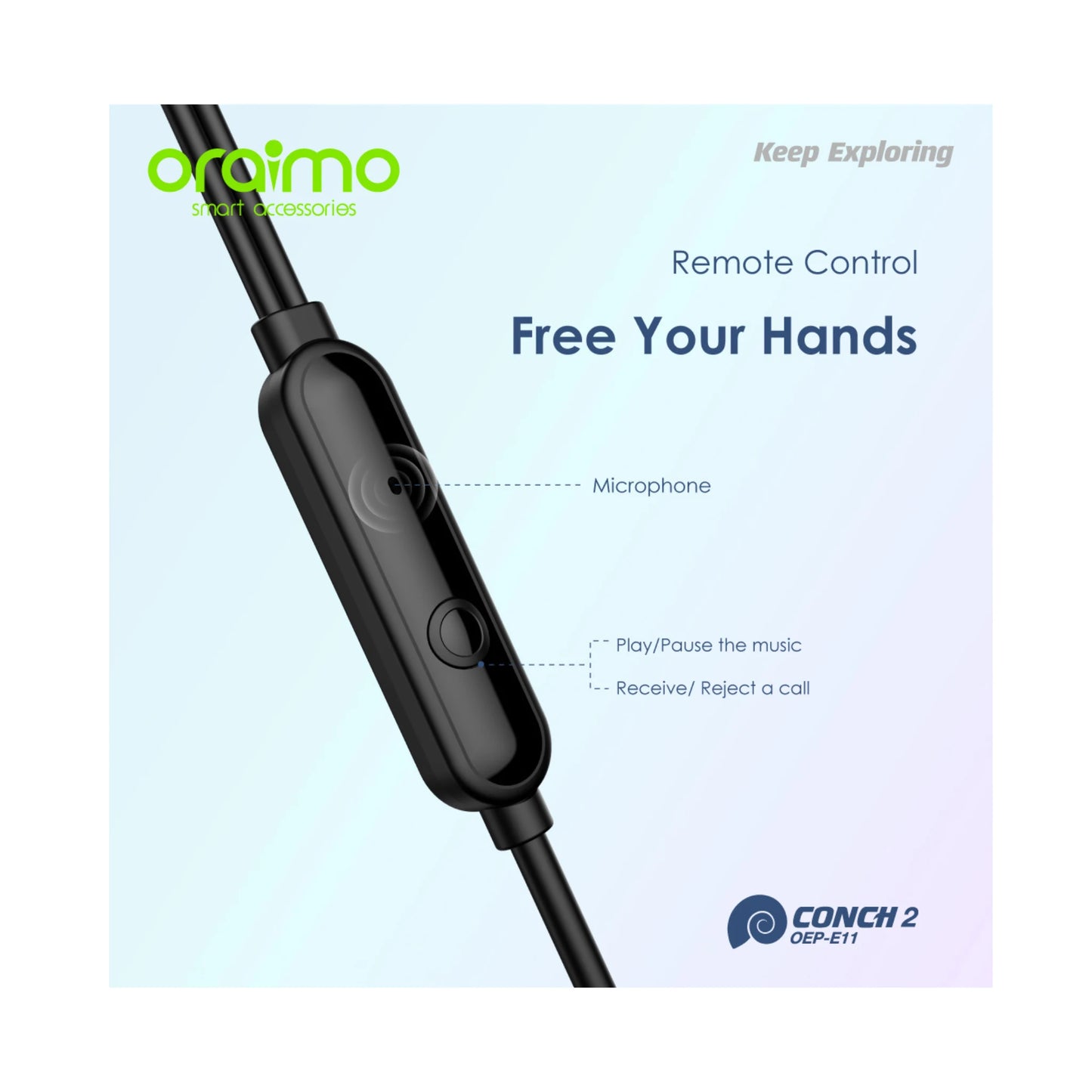 Oraimo Conch 2 OEP-E11 In-ear Earphone