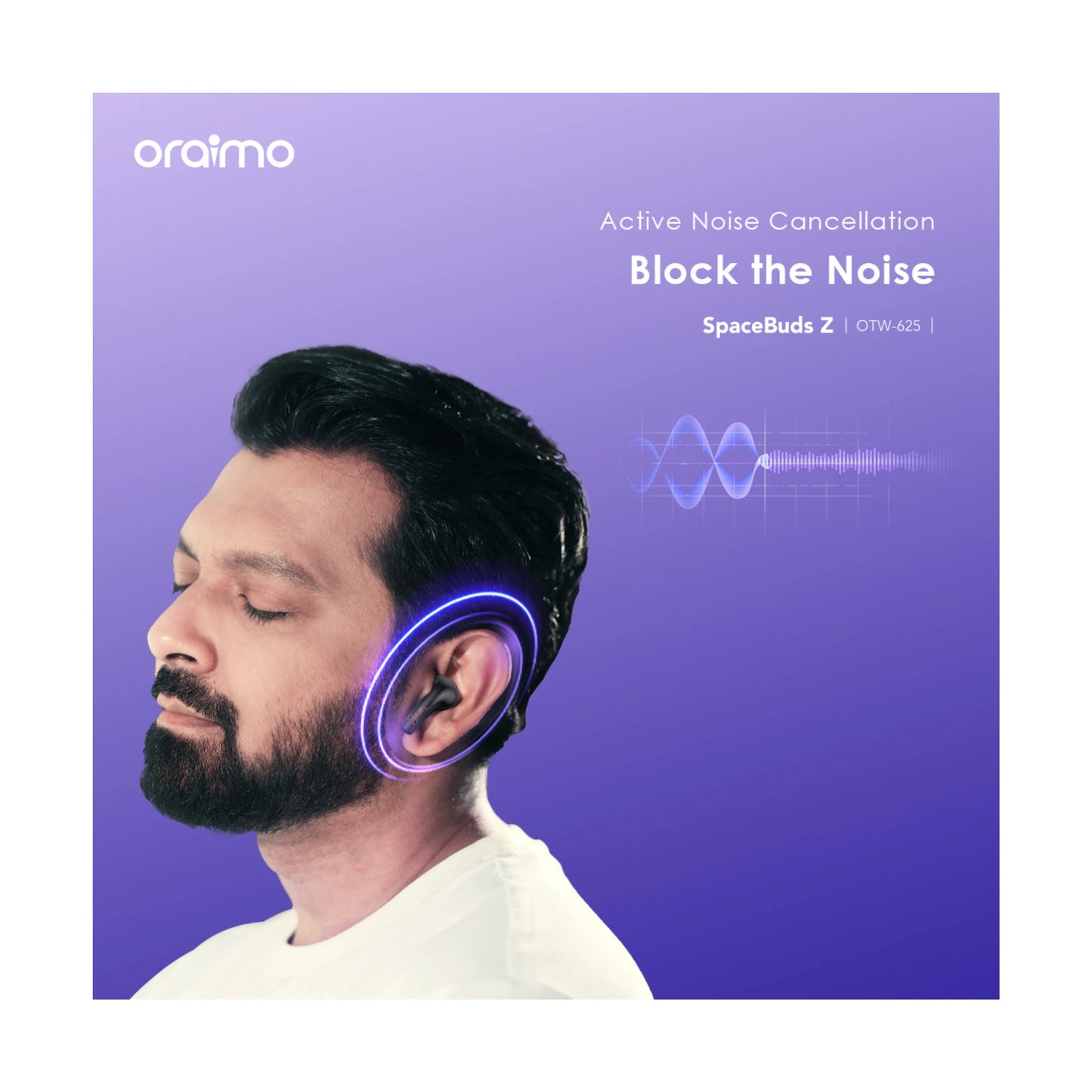 Oraimo SpaceBuds Z ANC True Wireless Earphones with Spatial Audio