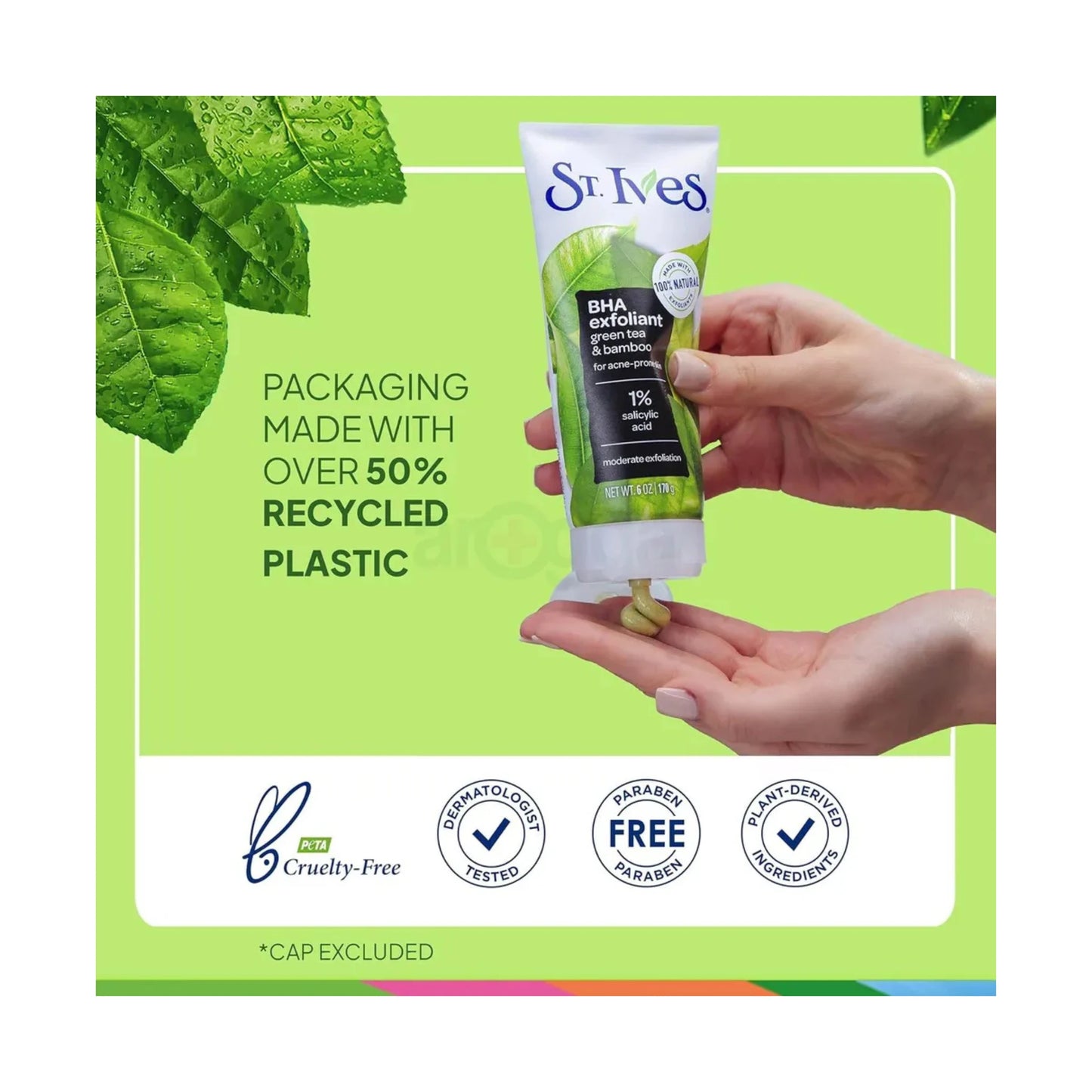 ST. Ives Blackhead Clearing Green Tea Scrub