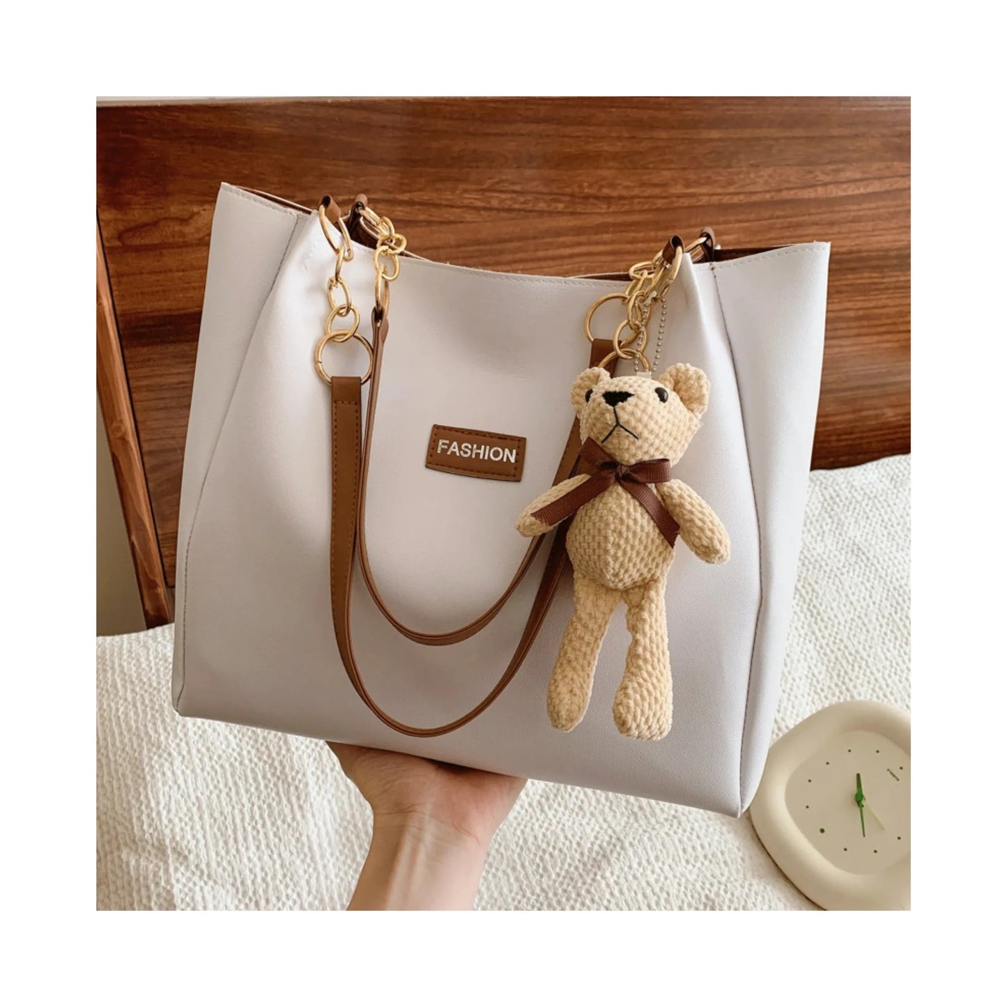 Simple Western Style Chain Tote Bag