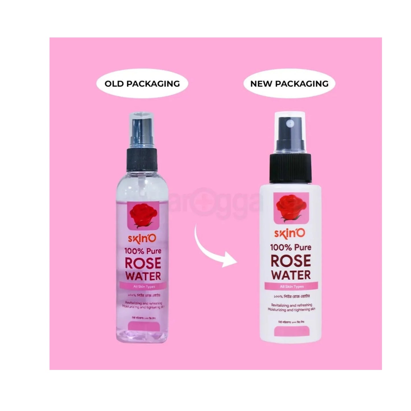 Skin'O 100% Pure Rose Water 100ml