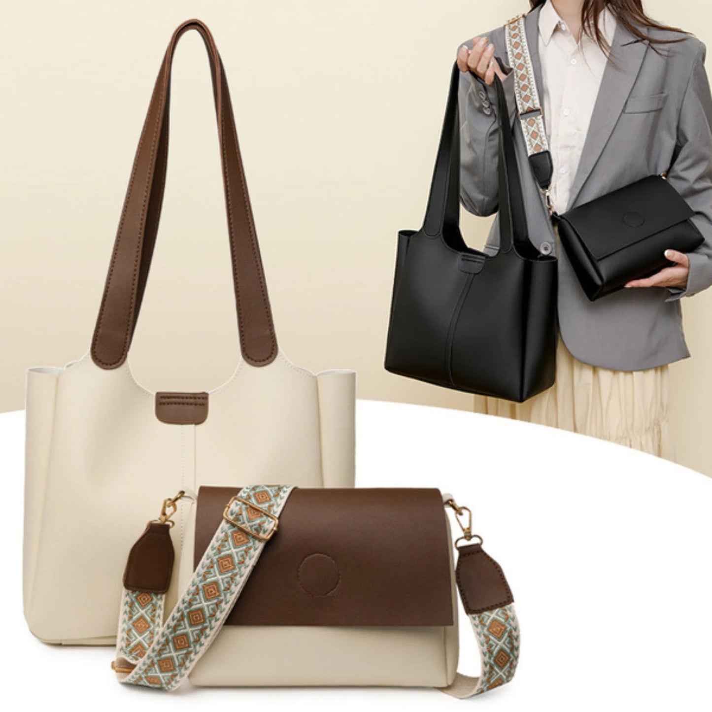 Casual Commuting Large Capacity Bag & Fashion Shoulder Bag