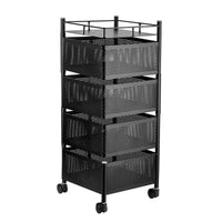 4 Layer Square Shape Kitchen Rack