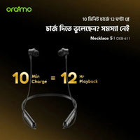 oraimo Necklace 5 Tahsan Tuned Noise Cancellation Wireless Headphone