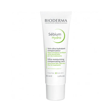Bioderma Sebium Hydra Ultra Moisturising Compensating Care Moisturiser for Acne Prone Skin 40ml