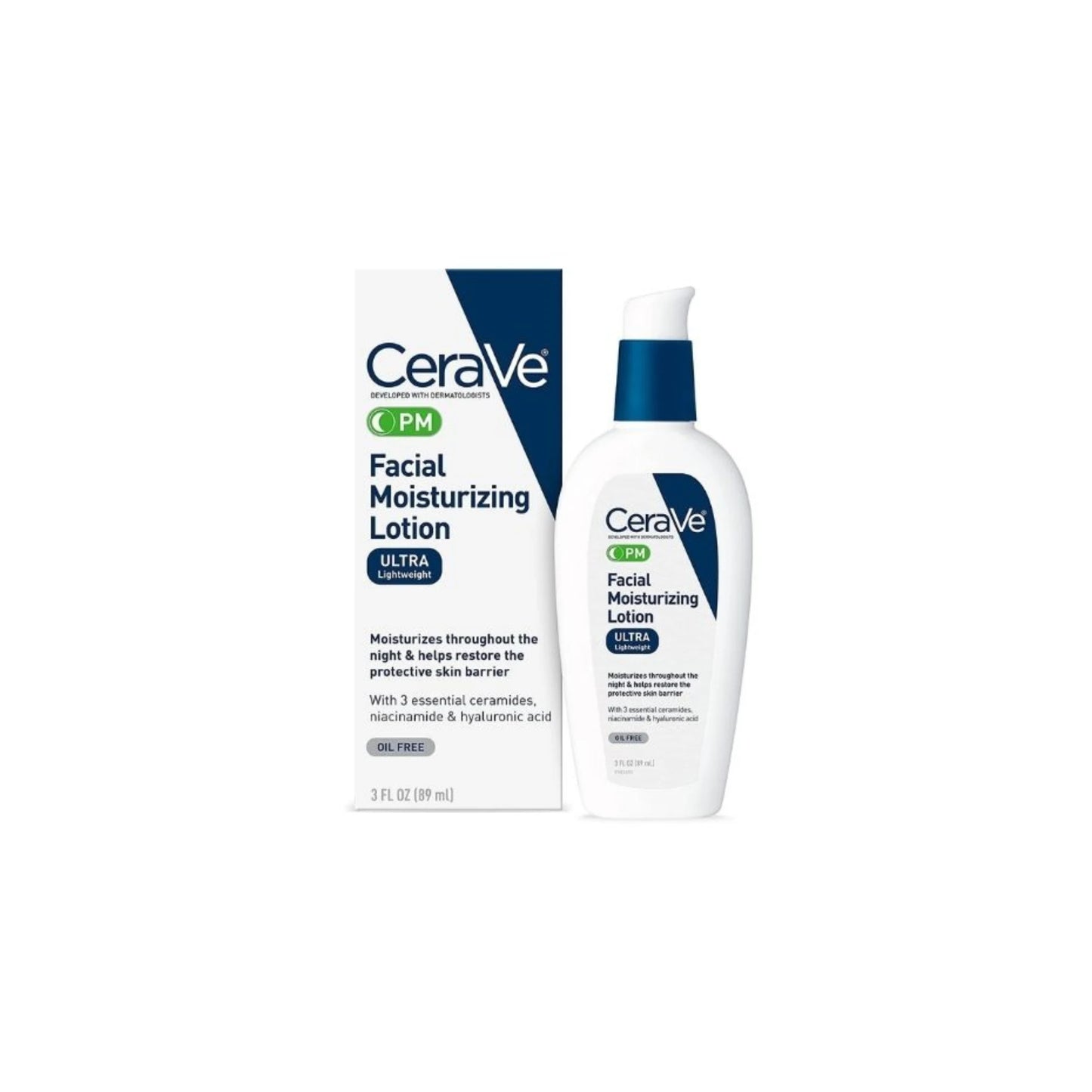 Cerave PM Facial Moisturizing Lotion For Normal To Dry Skin 89ml