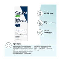 Cerave PM Facial Moisturizing Lotion For Normal To Dry Skin 89ml