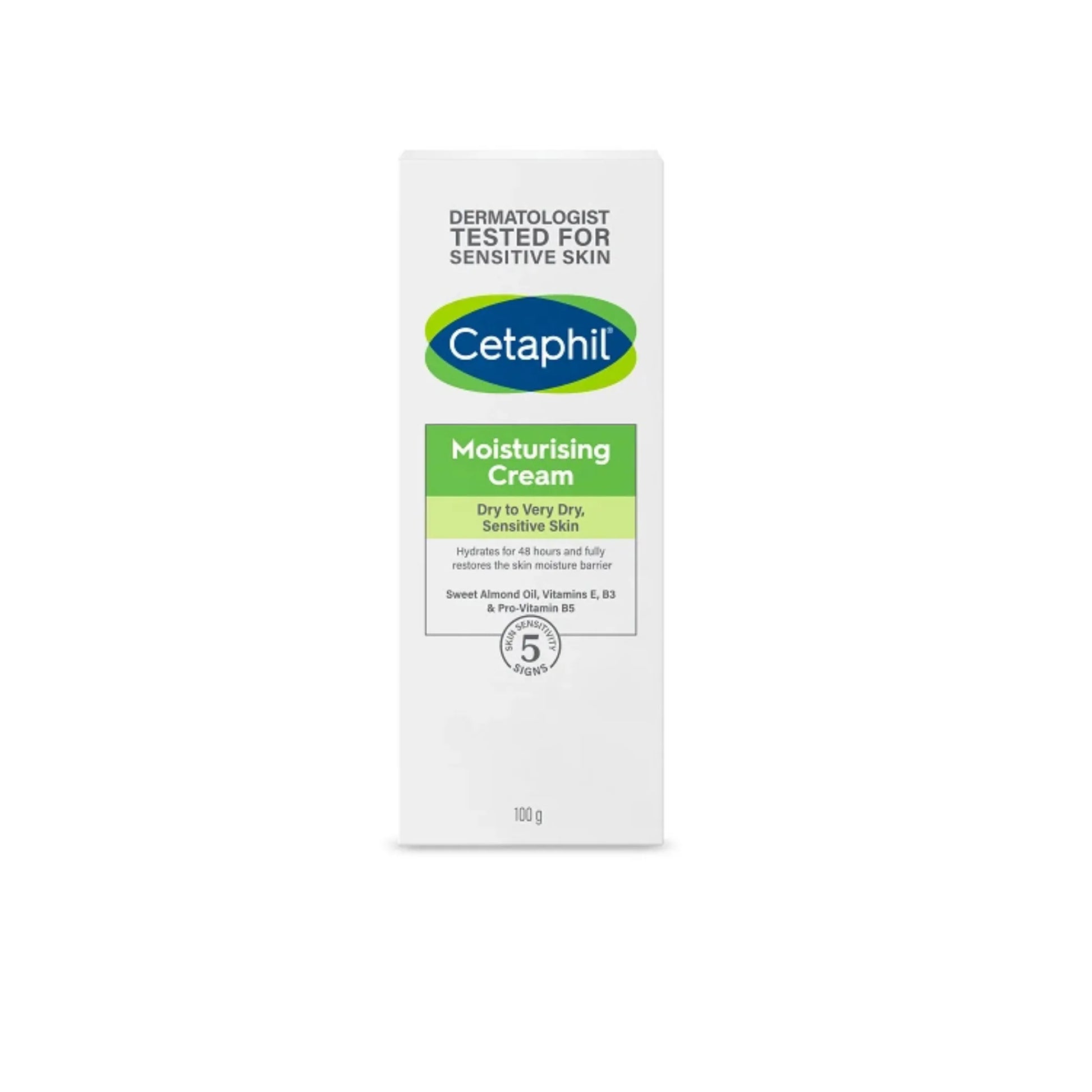Cetaphil Moisturizing Cream for Dry To Very Dry Skin, Sensitive Skin 100gm