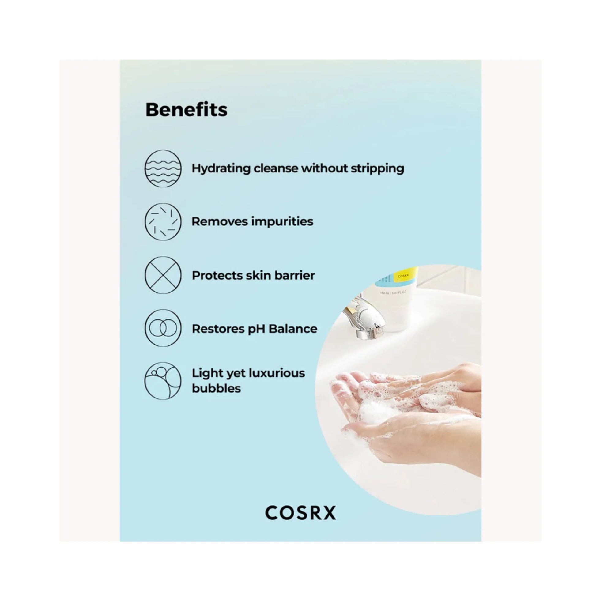 Cosrx Low pH Good Morning Gel Cleanser 50ml 
