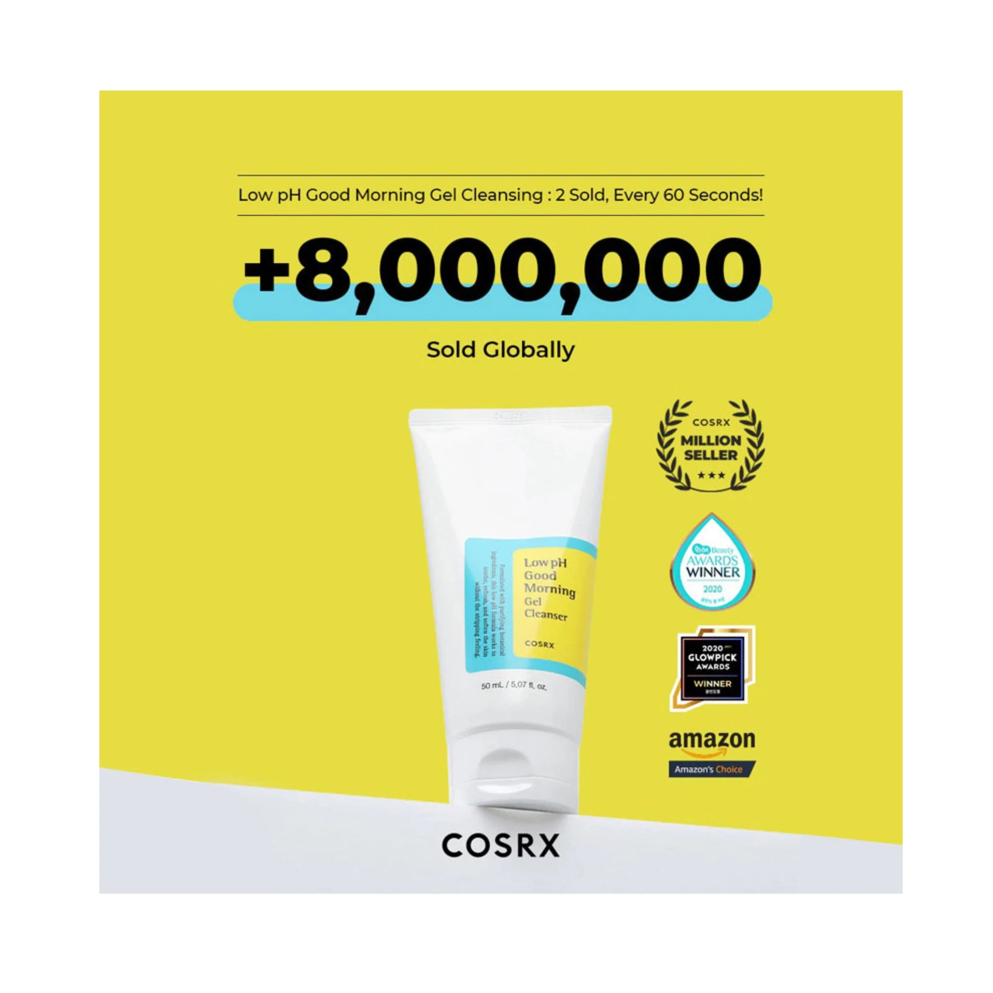Cosrx Low pH Good Morning Gel Cleanser 50ml 