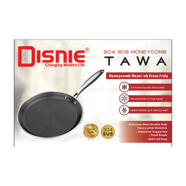 Disnie Stainless Steel Honeycomb Dosa Tawa
