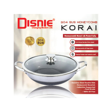 Disnie Stainless Steel Honeycomb Korai With Lid