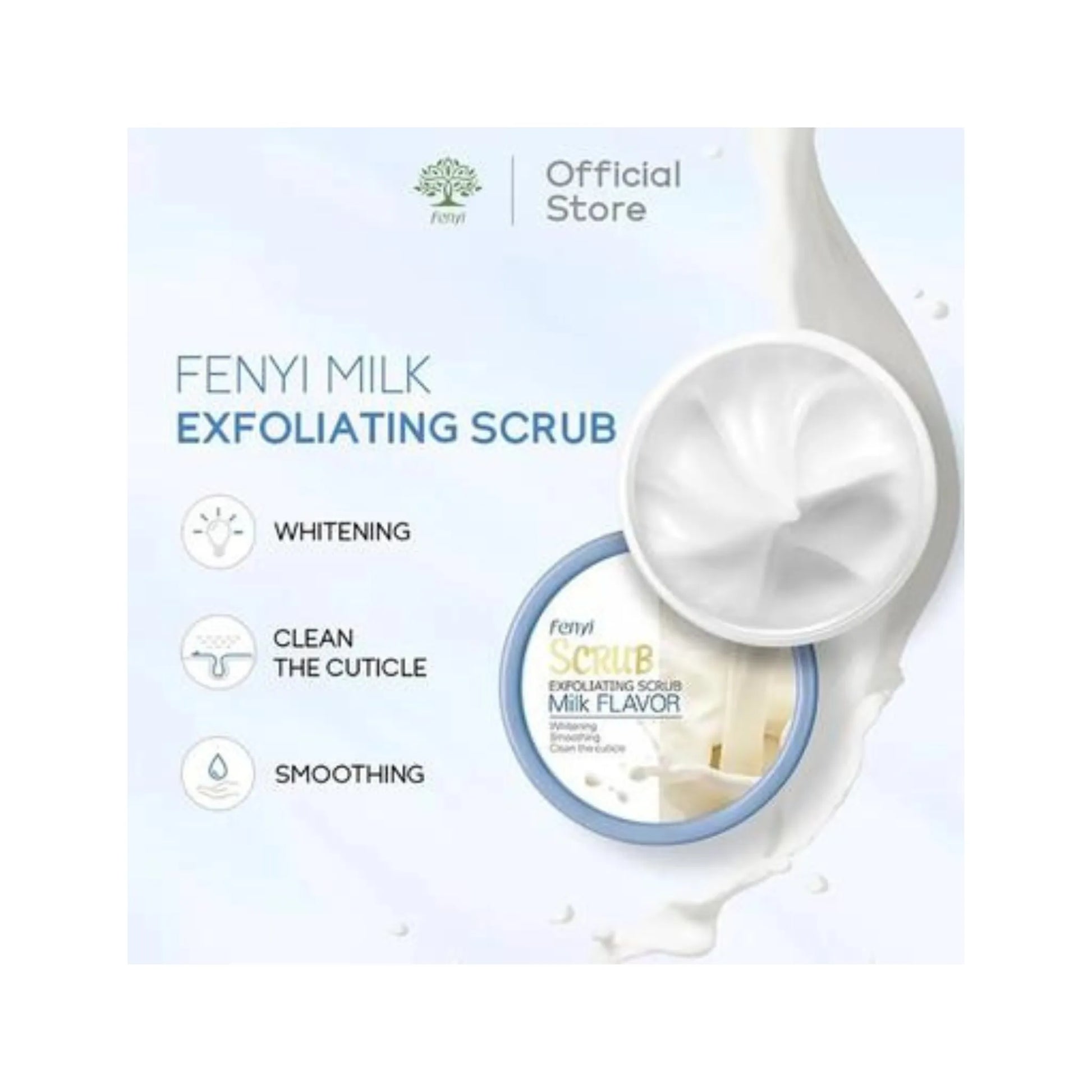 Fenyi Milk Flavor Exfoliating Scrub 100g