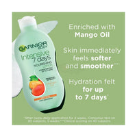 Garnier Intensive 7 Days Nourishing Lotion with Mango Oil & Probiotic Extract for Dry Skin
