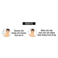 Garnier Men Turbo Bright Anti-Pollution Double Action Black Charcoal Vitamin C Face Wash 100gm