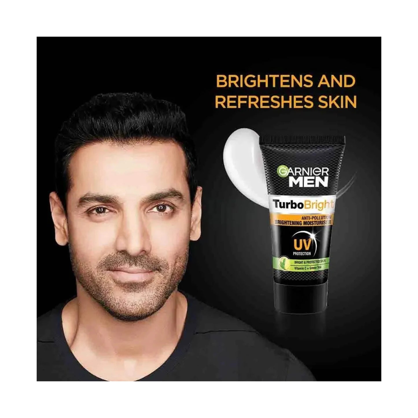 Garnier Men Turbo Bright Anti Pollution Brightening Moisturizer with Vitamin C & Green Tea