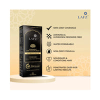 Lafz Permanent 10 Min Hair Color Cream Dubai (40ml) - Natural Black