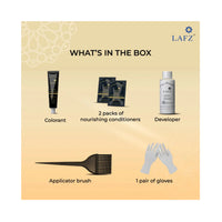 Lafz Permanent 10 Min Hair Color Cream Dubai (40ml) - Natural Black
