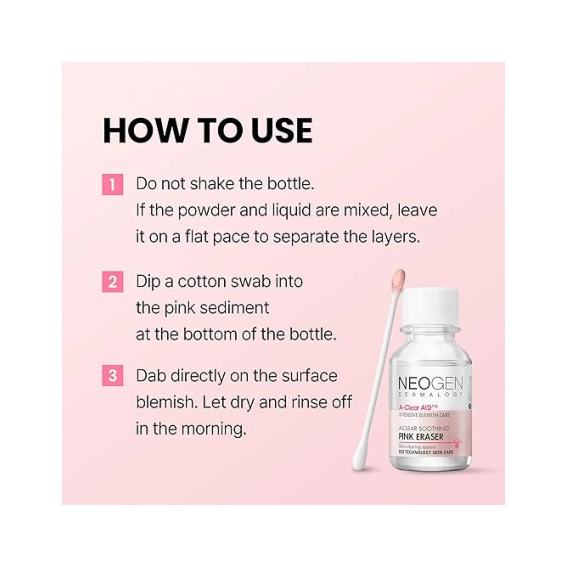NEOGEN Dermalogy A-Clear Soothing Pink Eraser 15ml