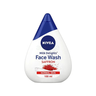 NIVEA Milk Delights Face Wash Precious Saffron (Normal Skin) 100ml